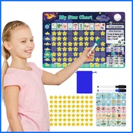 Magnetic Chore Chart Colorful Magnetic Reward Chart Portable Diary Chore Chart Behavior Board for Ho