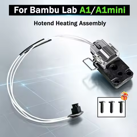 For Bambu Lab A1/A1mini Hotend Upgraded Heating Assembly High Temperature Resistance for Bambu Lab A