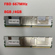 Server Memory FBD ECC 667MHz 4GB 8GB For Hynix HP DDR2 PC2-5300 2Rx4 4Rx4 PC2-5300F RAM Fully-Buffered DIMM FBDIMM RAM