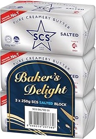 SCS Salted Butter Triple Pack, 750g - Chilled