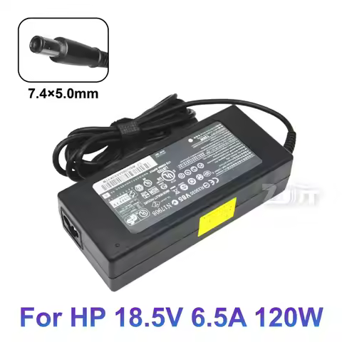 18.5V 6.5A 120W 7.4*5.0mm AC Laptop Adapter Charger Power Supply For HP Pavilion DV7 TC4400 NX6320 N