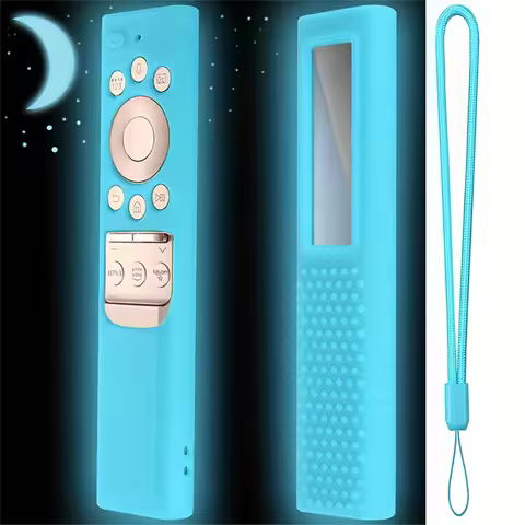 1 Pack Glow In The Dark Silicone Remote Case For Samsung Remote Solar Controller UA43AU9000 65/75Q70