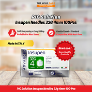 PIC Solution Insupen 32G 4mm 100Pcs Advanced Painless Jarum Insulin Needle Jarum Kencing Manis
