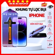 Toughened self-cleaning frame for iphone 17 Pro Max 17 16 ProMax 16 Plus 15 14 Pro Max 13 Pro Max 12