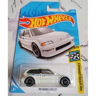 Hot Wheels Super Treasure Hunt 2019 - 90 Honda Civic EF - white STH THS