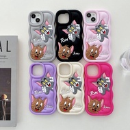 For iPhone15ProMax Phone Case Cartoon Silicone Apple 14 Mickey Mouse Stereo 3D Protective Case