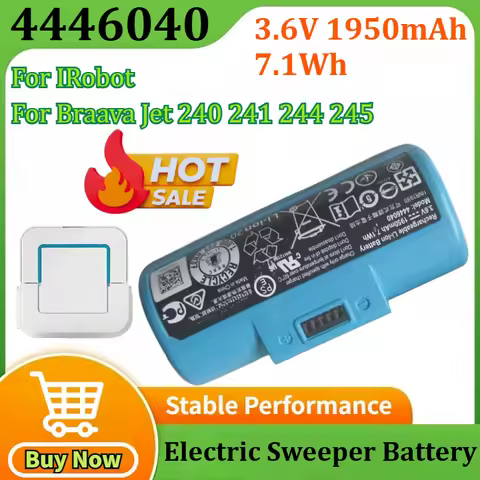 4446040 BC674 for IRobot for Braava Jet 240 241 244 245 3.6V 1950mAh 7.1Wh Cleaning Robot Rechargeab