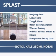 250ml Kale Bottle/ Box 250ml Juice Bottle Box 250ml Flat Bottle