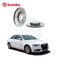 BREMBO Xtra Front Brake Discs (2pcs) - AUDI A4 1.8T TFSI09-12 B8 A4 2.0T TFSI16 B9 A5 2.0 Coupe09-11