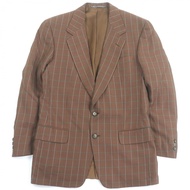 Excellent condition GUCCI vintage Tom Ford early check pattern logo button single-breasted tailored 