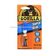 KAYU Gorilla Super Glue 10second 3gr Strong Glue for Wood Plastic Gorilla Glu Liquid Glue