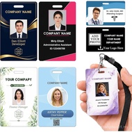 Lencana ID Cetakan Tersuai dengan Logo Foto Nama, Kad Lencana Kerja yang Dipersonalisasi |   Kad ID 