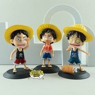 One Piece model - Straw hat Luffy - Monkey D Luffy Qposket - 14cm high - Straw hat Luffy character w