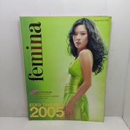 MAJALAH FEMINA EDISI TAHUNAN 2005 COVER DIAN SASTROWARDOYO 