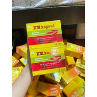 EM kapsul (terlambat bulan &melancarkan haid)1 box 12 capsule.