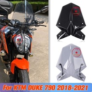 KTM DUKE790 KTM790 WINDSHIELD WINDSCREEN BLACK SMOKE DUKE 790 HEAD LAMP CAP COWLING VISOR