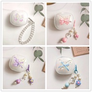 For Baseus E20 E19 E18 BP1 Pro Case WM01 WM02 Cute butterfly soft silicone Transparent Earphone Cove