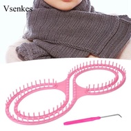 [Vsenkes] 8 Shape Knitting Loom Handmade Compact Scarf Loom for Shawls Sweaters Lovers