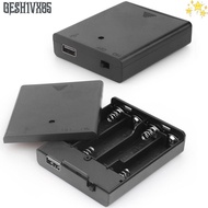 GESH1VX65 Power Supply, 5V Output AA Battery USB Battery Pack,  Long Lasting Universal LED Lights Ad