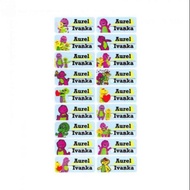 BARNEY name label sticker name label waterproof