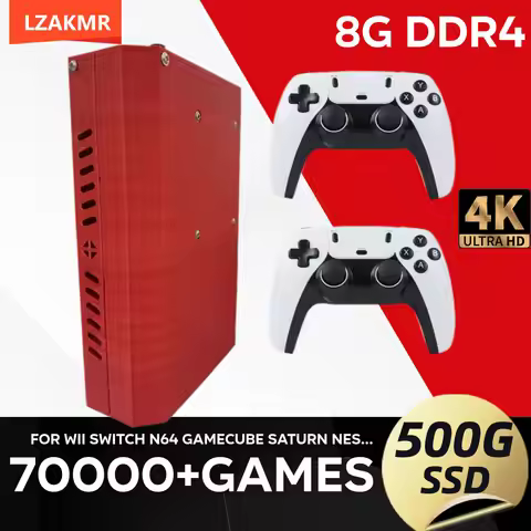 500G SSD 8G DDR4 Game Console RX1 Batocera and Win11 3865U 70000+Games For SWitch Wii PS2 XBOX PSP G