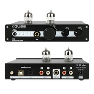 KGUSS T5 PRO tube front riser HIFI QCC5125 LDAC Bluetooth tube Headphone amplifier ES9018K2M DAC pre