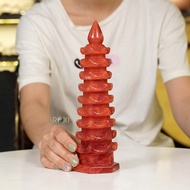 Red stone tower 700g - 22cm