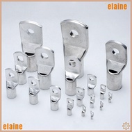 ELAINE 10Pcs Cable Connector Kit 6mm 8mm 10mm SC16-6 SC25-6 SC35-6 Tinned Copper Lugs Ring