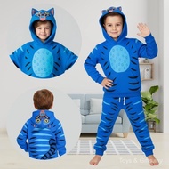 Kids Kpop Hunter Tiger Costume Hoodie, Kpop Hoodie For Fans, Funny Kpop Tiger Costume Outfit, Hallow
