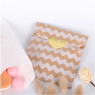Design Kraft Paper Bag| Dot Paper Bag| Strip Paper Bag| SG In-Stock 25pcs