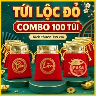 [GOOD TYPE] Wholesale 100 Velvet Bags with Drawstring 7 x 9 for Coins, Jewelry, Feng Shui Items