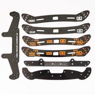 Imitation 2mm Carbon Fiber Stay 95284/95285/95641/95642 40th Front Rear Reinforcing Plate Faucet Pte