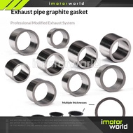 Asbestos Gasket Exhaust Motorcycle Muffler Graphite Leak-Proof Asbestos Sealing Ring Gasket