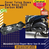Cover Tutup CVT Mesin New Nmax 2020 2021 Carbon NEMO Cover Sarung CVT Nmax New Aksesoris N max Nmax 