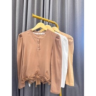 Bydoe Lace Bottom T-Shirt | K06 |Ck Ck Ck