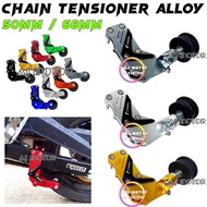 [ CHAIN TENSIONER + ROLLER MOTORCYCLE ] Y16ZR Y15ZR LC135 SRL115 RS150 RSX150 FZ150 SWING ARM ALLOY 
