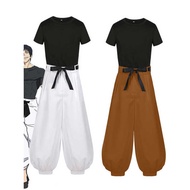 Jujutsu Kaisen Cosplay Costume Fushiguro Toji Suguru Geto Shigarushi Uniform Mechamaru Cosplay Set