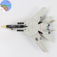 Homestore 1:72 Scale F-14 Tomcat Fighter Jet Model - White & ABS Plastic Aircraft With Detailed Desi