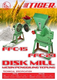 Mesin Giling Tepung FFC15 Penepung / Mesin Gilingan Penggiling Tepung