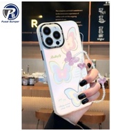 GL019 premium matte hard case Butterfly Bracelet Hardcase / Casing Hp FOR SAMSUNG A07 A17 A26 A36 S2