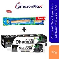 Alkhair Herbal Toothpaste 70g/185g | – Miswak – – Natural Fresh Breath - Active Charcoal UBAT GIGI (