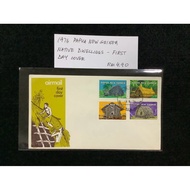 1976 Papua New Guinea Native Dwellings First Day Cover