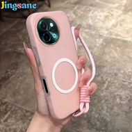 Jingsanc Luxury Frosted Phone Case For VIVO Y38 5G Y56 Y36 5G Y36 Y35 Anti-fingerprint Wireless Char