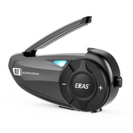 🚓Bluetooth Headset for Motorcycle HelmetQ2Support2People800M Full Duplex Bluetooth Headset Walkie-Talkie