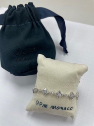 (全新）APM LUMIERE 閃耀可調節手鍊 銀白色STERLING SILVER