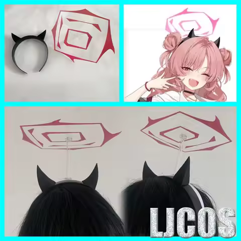 Game Blue Archive Yosakura Kirara Cosplay Halo Headwear Headband Prop Cosplay Costume For Halloween 