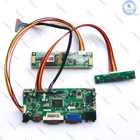 e-qstore:Convert 12.1“ LCD LB121S03-TL01 LB121S03(TL)(01) 800X600 to Monitor-Lvds Controller Driver 
