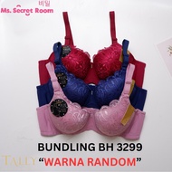 BUNDLING 3 PCS TALLY BRA BH JUMBO 3299 | THERE IS A WIRE | Thin Foam | CUP D | SIZE 38-44