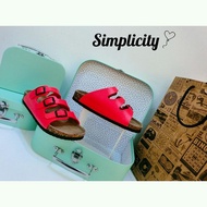 Te Chi-Chi Florida Slip-On Sandals - Red