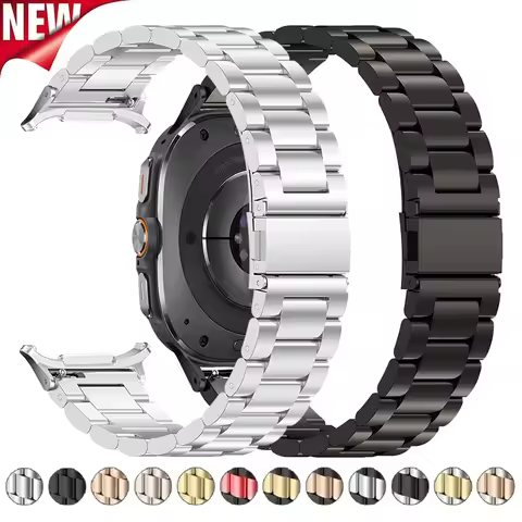 Metal Stainless Steel Strap for Samsung Galaxy Watch 7 Ultra 47mm Quick Bracelet for Galaxy Watch 7 